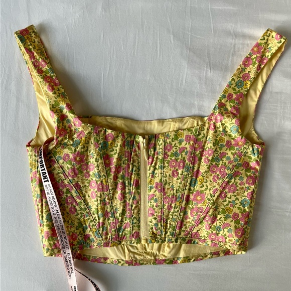 House of CB Tops House Of Cb Floral Corset Top Poshmark